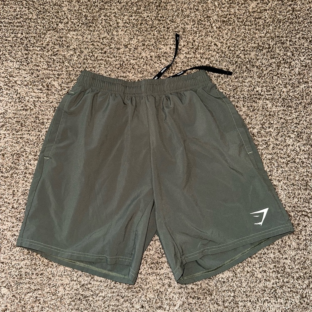 Green Gymshark shorts